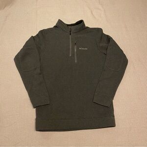 Columbia Men's Dark Grey Quarter Zip Sweater